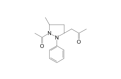 1-(1-Acetyl-5-methyl-2-phenylpyrazolidin-3-yl)acetone