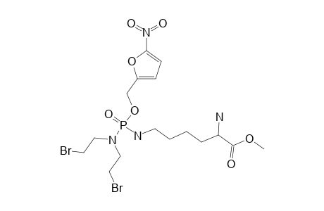 (5-NITRO-2-FURYL)-METHYL-N(EPSILON)-(O-METHYLLYSYL)-N,N-BIS-(2-BROMOETHYL)-PHOSPHORODIAMIDATE