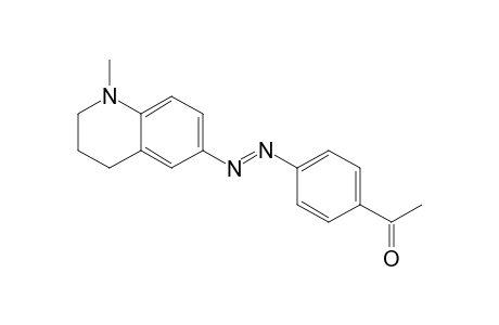 4'-(1-methyl-1,2,3,4-tetrahydro-6-quinolyl)azo]acetophenone