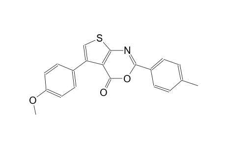 4H-thieno[2,3-d][1,3]oxazin-4-one, 5-(4-methoxyphenyl)-2-(4-methylphenyl)-