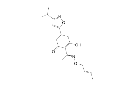 2-Cyclohexen-1-one, 2-[1-[(2-butenyloxy)imino]ethyl]-3-hydroxy-5-[3-(1-methylethyl)-5-isoxazolyl]-, (?,E)-