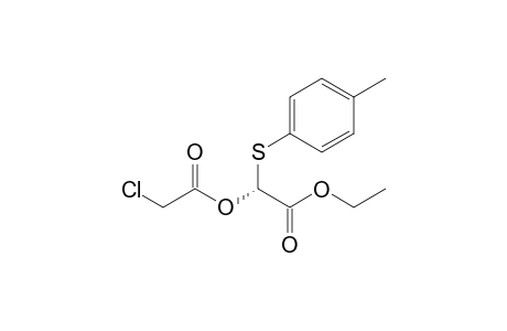 (R*)-Ethyl chloroacetyloxy-[( 4-methylphenyl)sulfanyl]acetate