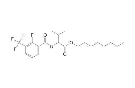 L-Valine, N-(2-fluoro-3-trifluoromethylbenzoyl)-, octyl ester