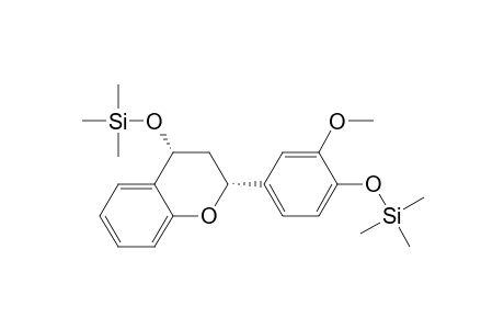 Silane, [[3,4-dihydro-2-[3-methoxy-4-[(trimethylsilyl)oxy]phenyl]-2H-1-benzop yran-4-yl]oxy]trimethyl-, cis-