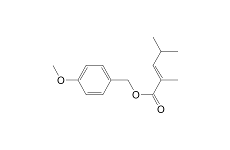 p-(methoxy)benzyl 2,4-dimethyl-2-pentenoate