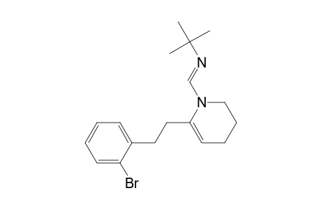 N-(N'-tert-Butylformimidoyl)-6-[2-(2-bromophenyl)ethyl]-1,2,3,4-tetrahydropyridine