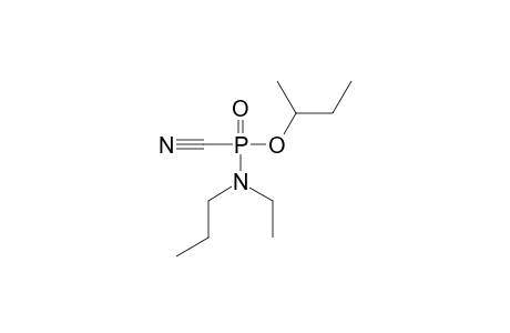 O-sec.butyl N-ethyl N-propyl phosphoramidocyanidate