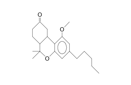 trans-6,6-Dimethyl-hexahydro-1-methoxy-3-pentyl-dibenzo(B,D)pyran-9-one