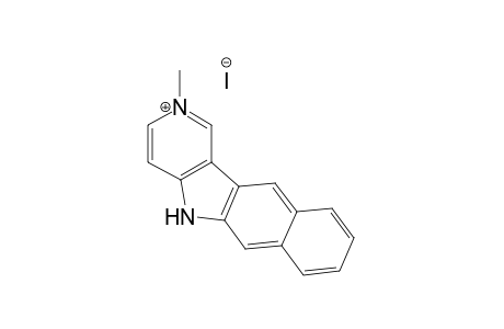 2-Methyl-5H-benzo[f]pyrido[4,3-b]indol-2-inium Iodide