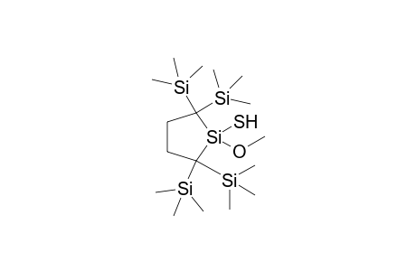 2,2,5,5-tetrakis(Trimethylsilyl)-1-mercapto-1-methoxy-1-silacyclopentane