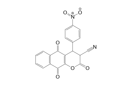 4-(4-Nitrophenyl)-2,5,10-trioxo-3,4,5,10-tetrahydro-2H-benzo[g]chromene-3-carbonitrile