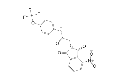 2-(4-nitro-1,3-dioxo-1,3-dihydro-2H-isoindol-2-yl)-N-[4-(trifluoromethoxy)phenyl]acetamide