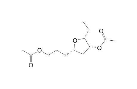3-[(2S,4R,5R)-4-acetoxy-5-ethyl-tetrahydrofuran-2-yl]propyl acetate