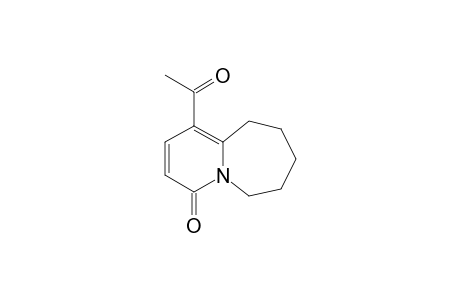 1-Acetyl-7,8,9,10-tetrahydropyrido[1,2-a]azepin-4(6H)-one