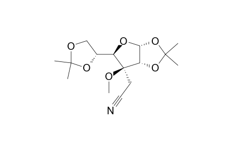 .alpha.-D-Glucofuranose, 3-C-(cyanomethyl)-3-O-methyl-1,2:5,6-bis-O-(1-methylethylidene)-