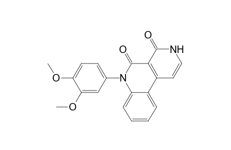 Benzo[c][2,7]naphthyridine-4,5(3H,6H)-dione, 6-(3,4-dimethoxyphenyl)-