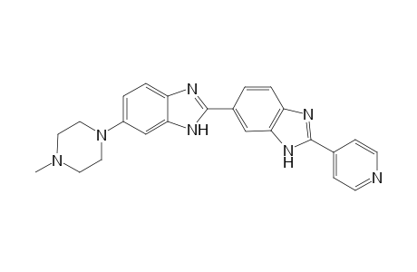 5-[5-(4-Methyl-1-piperazinyl)-1H-benzimidazole-2-yl]-2-(4-pyridinyl)-1H-benzimidazole