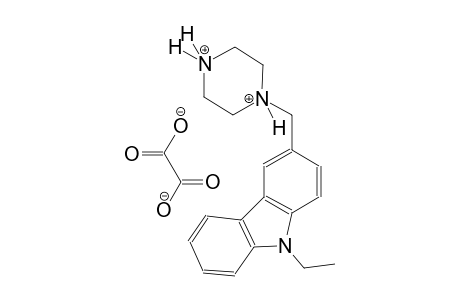 1-[(9-ethyl-9H-carbazol-3-yl)methyl]piperazinediium oxalate