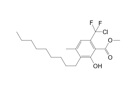 Methyl 6-[Chloro(difluoro)methyl]-2-hydroxy-4-methyl-3-nonylbenzoate