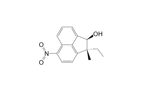1-Acenaphthylenol, 2-ethyl-1,2-dihydro-2-methyl-5-nitro-, cis-