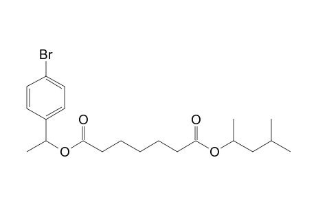 Pimelic acid, 1-(4-bromophenyl)ethyl 4-methylpent-2-yl ester