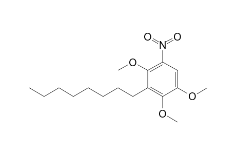 3-Octyl-1,2,4-trimethoxy-5-nitrobenzene