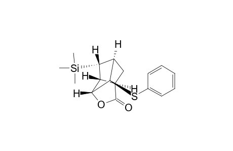 3,5-Methano-2H-cyclopenta[b]furan-2-one, hexahydro-6-(phenylthio)-4-(trimethylsilyl)-, (3.alpha.,3a.beta.,4.beta.,5.alpha.,6.beta.,6a.beta.)-