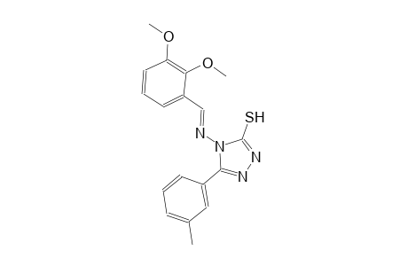4-{[(E)-(2,3-dimethoxyphenyl)methylidene]amino}-5-(3-methylphenyl)-4H-1,2,4-triazole-3-thiol