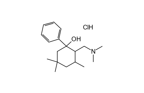 2-[(DIMETHYLAMINO)METHYL]-1-PHENYL-3,5,5-TRIMETHYLCYCLOHEXANOL, HYDROCHLORIDE