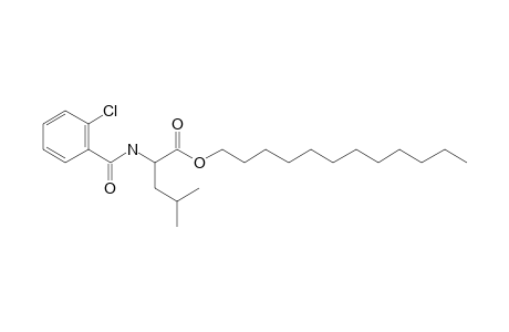 L-Leucine, N-(2-chlorobenzoyl)-, dodecyl ester