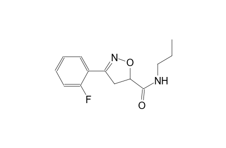 5-isoxazolecarboxamide, 3-(2-fluorophenyl)-4,5-dihydro-N-propyl-