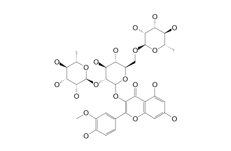 ISORHAMNETIN-3-O-2(G)-RHAMNOPYRANOSYLRUTINOSIDE