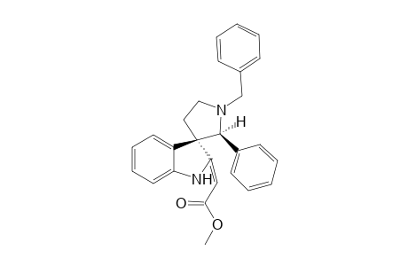 3-Benzyl-4-phenyl-6-(methoxycarbonyl)spiro[pyrrolidinoindolene]