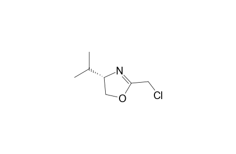 (4S)-2-(chloromethyl)-4-isopropyl-4,5-dihydrooxazole