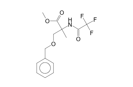 Methyl 3-(benzyloxy)-2-methyl-2-[(trifluoroacetyl)amino]propanoate
