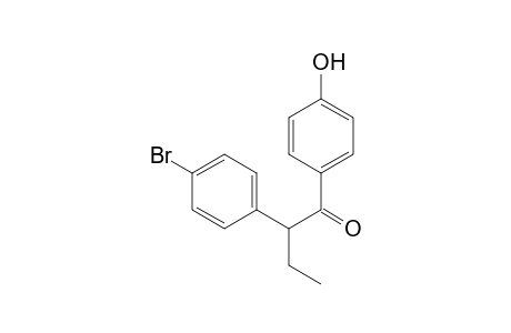 2-(4-Bromophenyl)-1-(4-hydroxyphenyl)-1-butanone