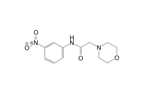 4-morpholineacetamide, N-(3-nitrophenyl)-