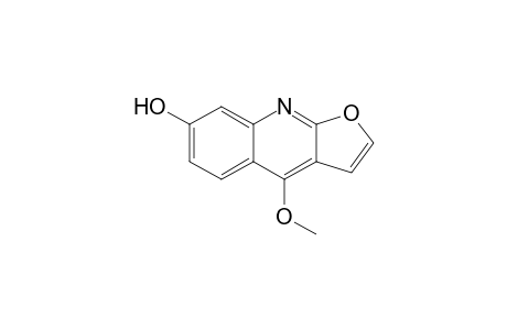 7-Hydroxy-4-methoxyfuro[2,3-b]quinoline