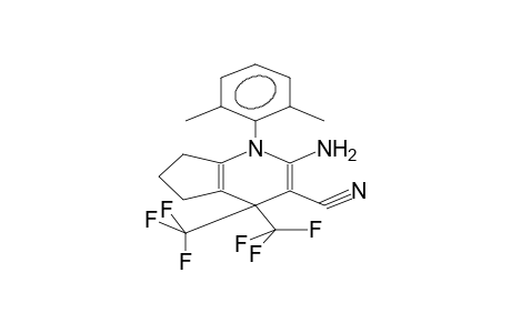 1-(2,6-DIMETHYLPHENYL)-2-AMINO-3-CYANO-4,4-BIS(TRIFLUOROMETHYL)-5,6-TRIMETHYLENE-1,4-DIHYDROPYRIDINE