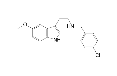1H-Indole-3-ethanamine, N-[(4-chlorophenyl)methyl]-5-methoxy-