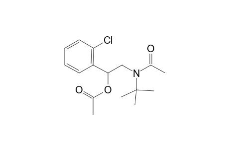 1-(N-acetyl-N-ter-butylamino)-2-acetoxy-2-(2-chlorophenyl)ethana