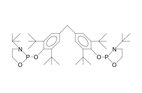 4,4'-(Methylene-([4,6-di-tert-butyl-2,1-phenylene]-oxy)-bis(3-tert-butyl-1,3,2-oxazaphospholidine))