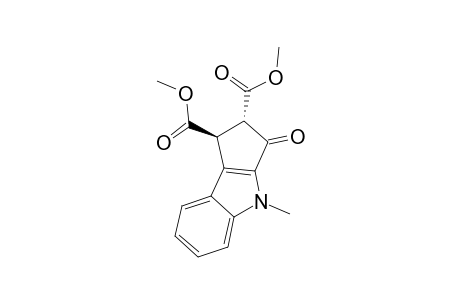 DIMETHYL-TRANS-4-METHYL-3-OXOCYCLOPENTA-[B]-INDOLE-1,2-DICARBOXYLATE
