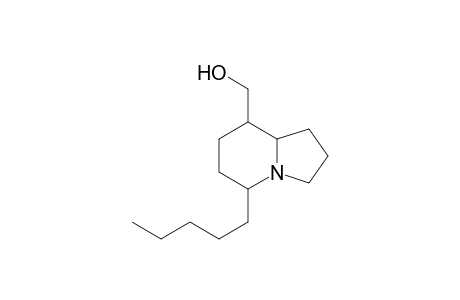Octahydro-5-pentylindolizine-8-methanol