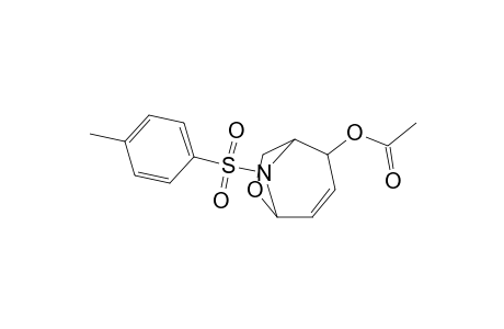 8-[(p-Methylphenyl)sulfonyl]-6-oxa-8-azabicyclo[3.2.1]oct-3-en-2-yl acetate