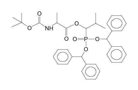 (+)-DIBENZHYDRYL 1-(TERT-BUTYLOXYCARBONYLALANINYLOXY)-2-METHYLPROPYLPHOSPHONATE