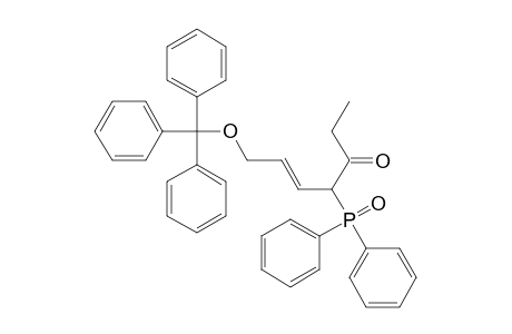(E)-4-DIPHENYLPHOSPHINOYL-7-TRIPHENYLMETHOXYHEPT-5-EN-3-ONE