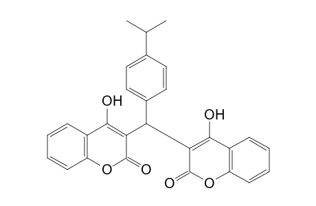 3,3'-(p-isopropylbenzylidene)bis[4-hydroxycoumarin]