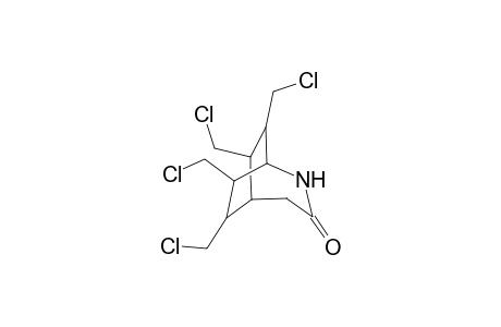 2-Azabicyclo[3.2.2]nonan-3-one, 6,7,8,9-tetrakis(chloromethyl)-, stereoisomer