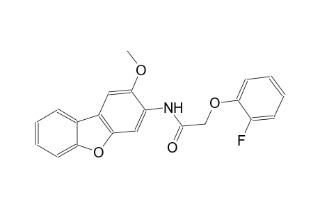 2-(2-fluorophenoxy)-N-(2-methoxydibenzo[b,d]furan-3-yl)acetamide